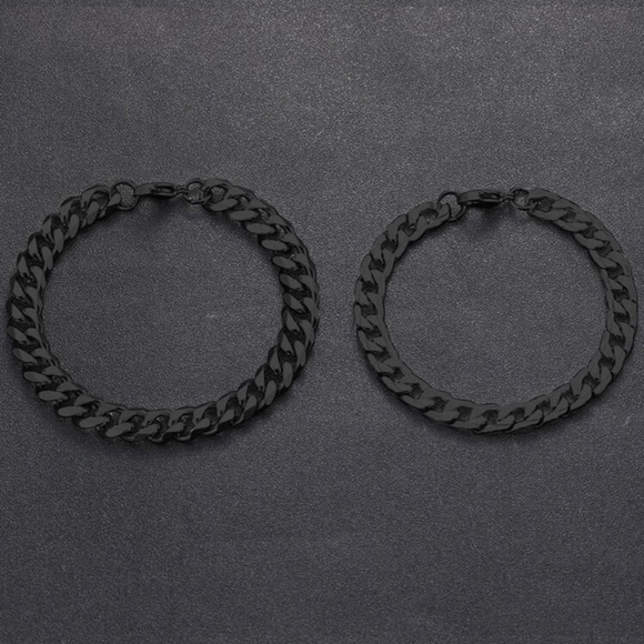 2pcs Men Minimalist Chain Bracelet - Picture 3 of 4